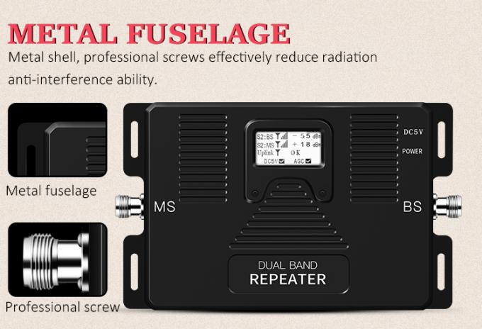 2G 3G 4G 70dB Dual Band Range Extender 850MHz 2100MHz Booster 4
