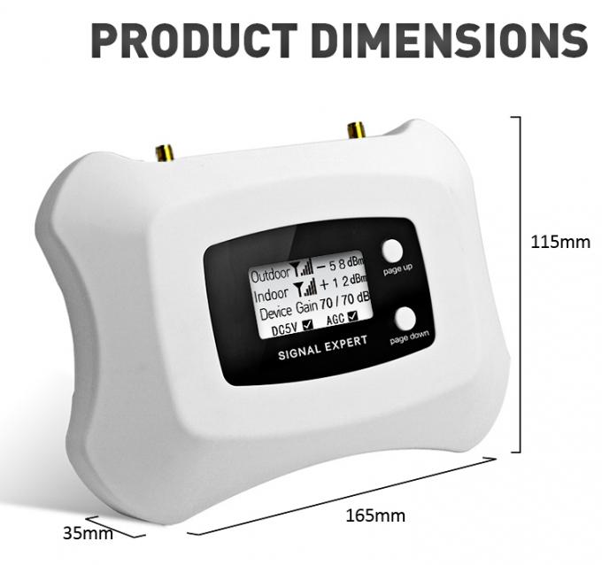 17dBm Cellular Signal Amplifier , Band 8 GSM Network Repeater 9