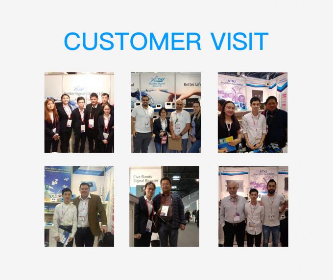 2G 3G 4G Tri Band Repeater , 850 / 1800 / 2100MHz Cellular Signal Repeater 13