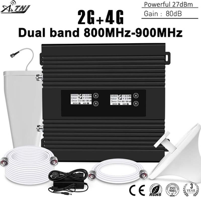 LCD1200-GSM+4G  800MHz 900MHz Dual Band Signal Booster Strength Real Time Display