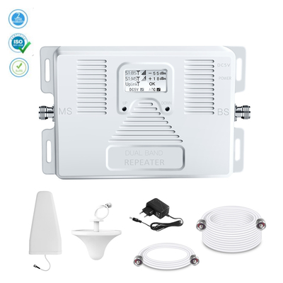 Buy Dual Band 850MHz 2100MHz 3G Signal Booster Cell Phone Range Extender online manufacture