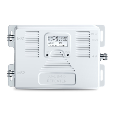 Buy 2G 3G 4G Wireless Cell Phone Booster Dual Output 900MHz 1800MHz online manufacture
