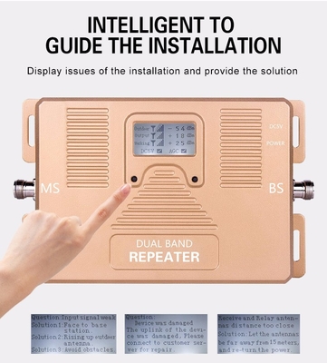 ATNJ 1800 2100MHz 2g 3g 4g ALC Mobile Network Repeater Dual Band Lte