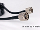 Low Loss 5m Signal Booster Coaxial Cable N Male To N Male Connector