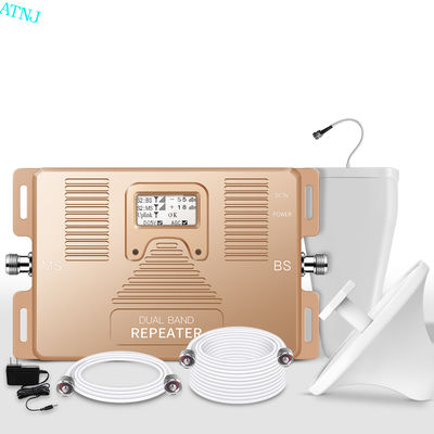 Kwaliteit Dual Band 1800/2100MHz 2G/3G/4G Signal Booster met LCD-display fabriek