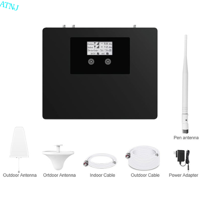Good price 2G 4G Dual Band Repeater 900MHz 1800MHz 70dB Gain Cellular Amplifier online