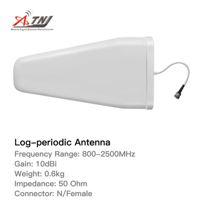 Whilte Length 33cm LP Gain 10dBi Antenna Outdoor Log Periodic