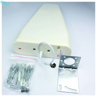 Ποιότητα Μήκος 33cm Whilte υπαίθριο κούτσουρο κεραιών κέρδους 10dBi LP περιοδικό εργοστάσιο