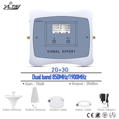 2G 3G Cellular 850MHz 1900MHz Dual Band Booster CDMA PCS Amplifier
