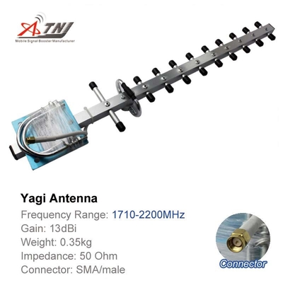 Gain 13dBi Outdoor Yagi Signal Booster Antenna Zinc Alloy Material