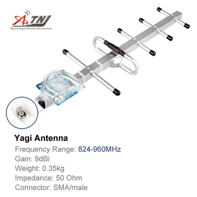 Gain 7dBi Outdoor Yagi Antenna For Mobile Phone Signal Repeater