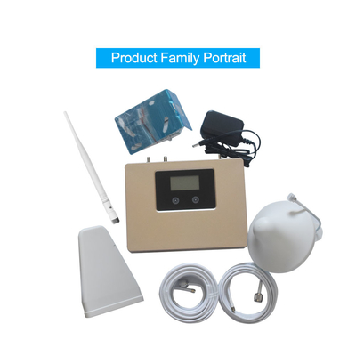 1800MHz 2100MHz Mobile Signal Boosters 70dB Gain With LCD Display