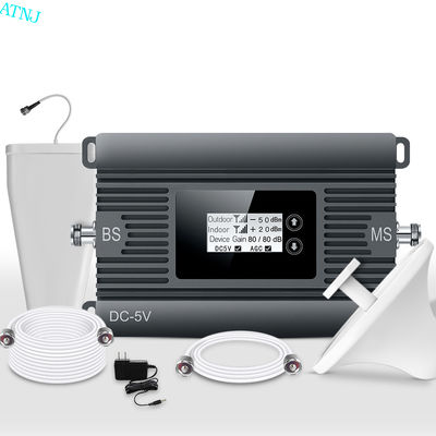 Qualité Le répétiteur de signal de téléphone portable du gain 80dB soutiennent tous les dispositifs cellulaires usine