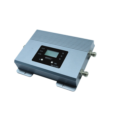 Real time output show 20dBm GSM900 LTE 4G 2100MHz Dual Band Smart Mobile Signal Booster 2G 3G 4G Repeater