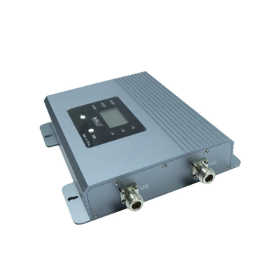 Real time output show 20dBm GSM900 LTE 4G 2100MHz Dual Band Smart Mobile Signal Booster 2G 3G 4G Repeater