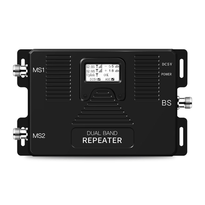 Dual Band 1800MHz 2100MHz Mobile Signal Boosters Output Power 20dBm