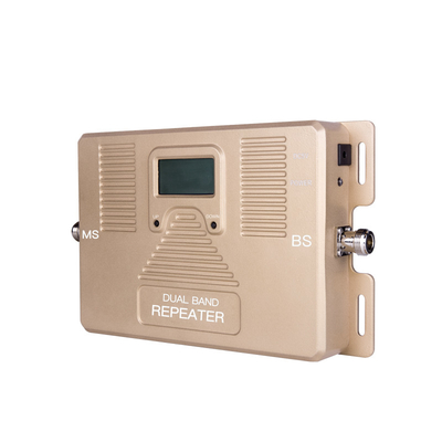 2G 3G 4G Mobile Dual Band Signal Booster Customized Gold Color